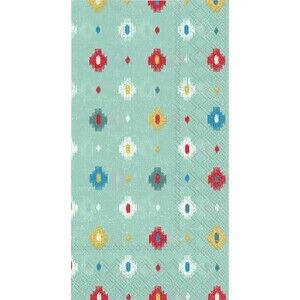 Ideal Home Turquoise Paper Napkins Guest Towels Andes Bath Buffet 16 ct 2 pk